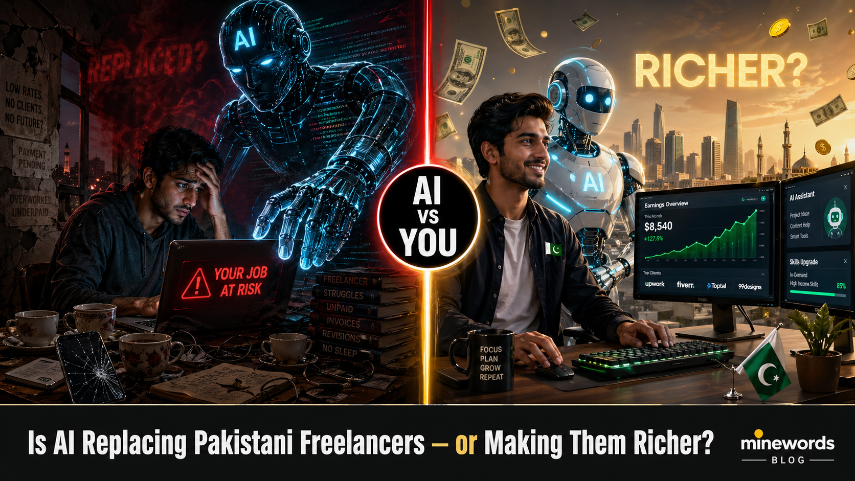 Is AI Replacing Pakistani Freelancers — or Making Them Richer?
