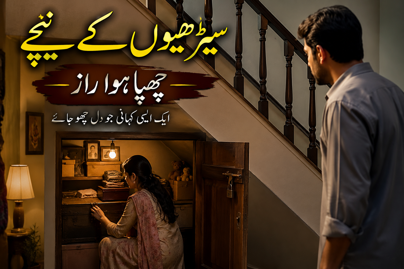 سیڑھیوں کے نیچے بند کمرا